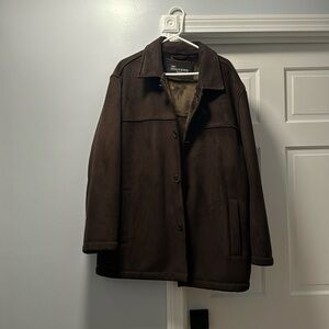 Men’s Dockers Brown Suede Jacket, Size XL